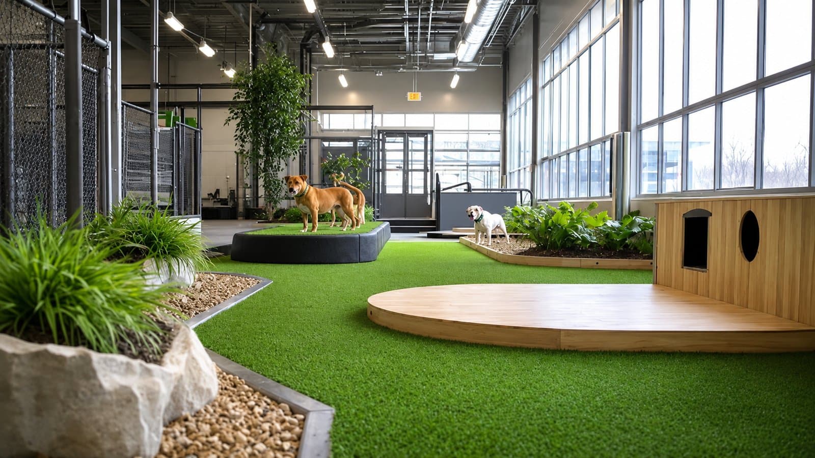 Calm indoor spaces