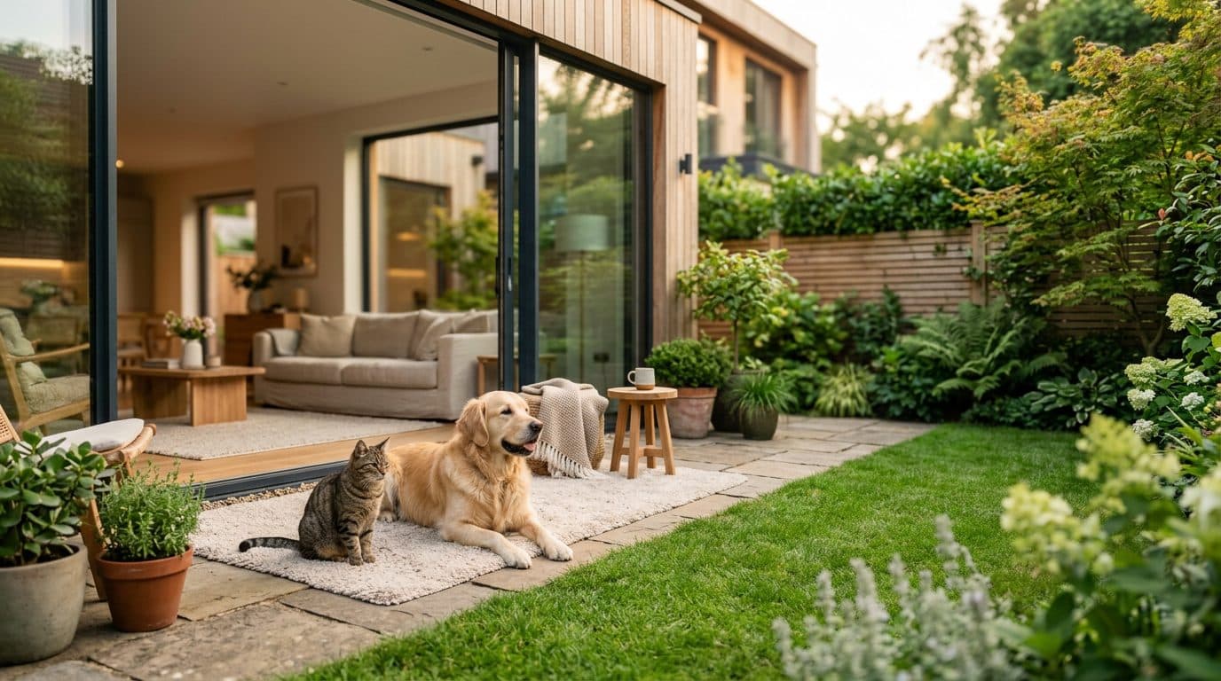 Pet-friendly home and garden ready to host pets